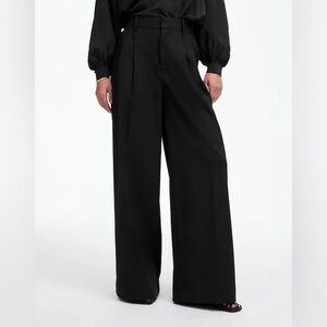 MADEWELL The Harlow Super-Wide Leg Trouser Black Sz 4 NWT